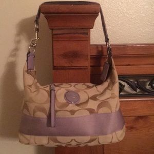 Coach shoulder bag with dust bag